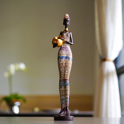 Sculpture Decorations For Black Women Figures