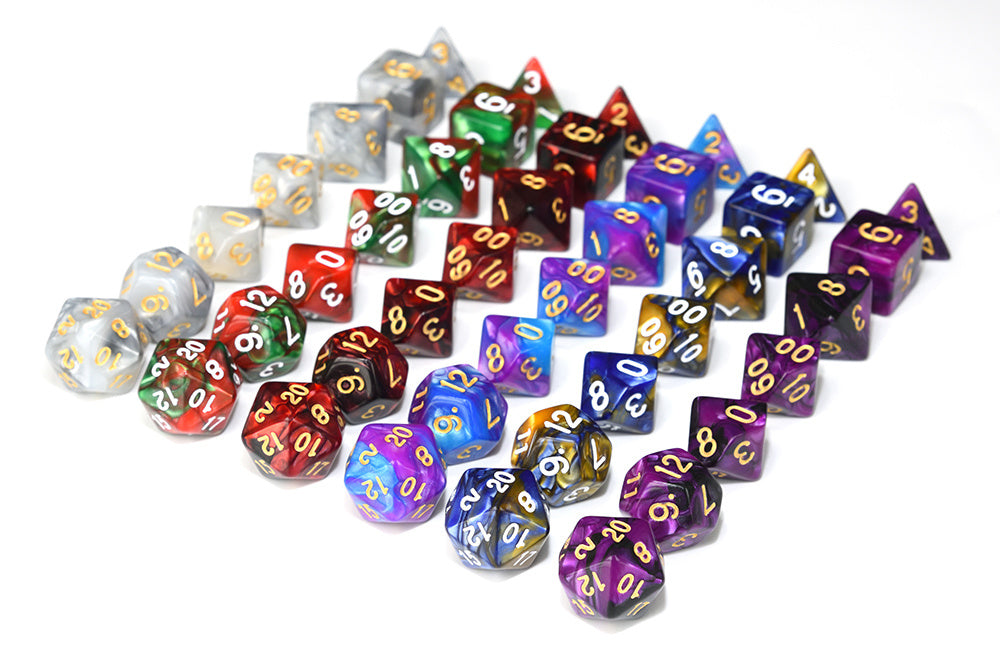 Starry Faceted Dice