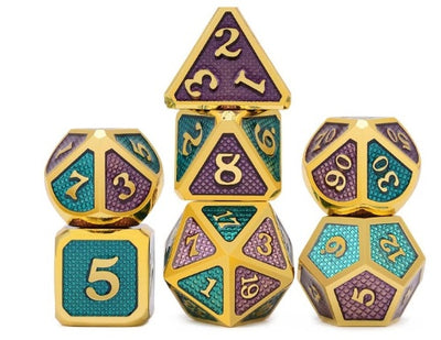 Metal game dice