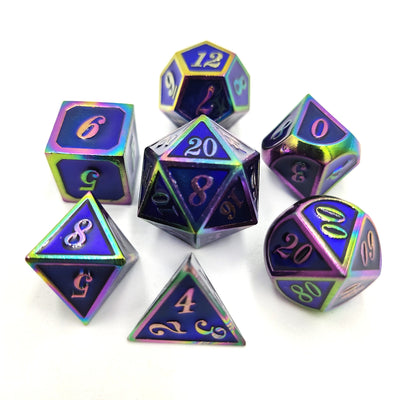 Metal game dice