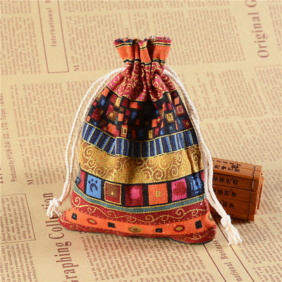 10pcs Mini DND Dice Bag Board Game Tarot Card