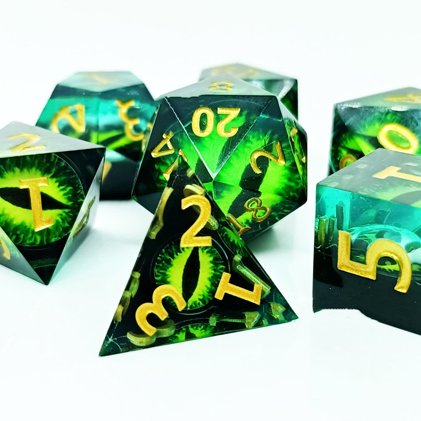Resin Dice Sharp-angle Dice Polyhedron Geometry