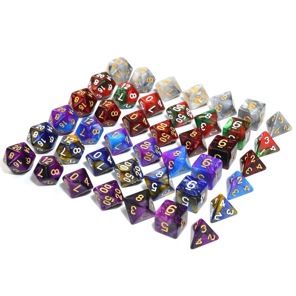 Starry Faceted Dice