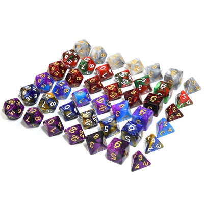 Starry Faceted Dice