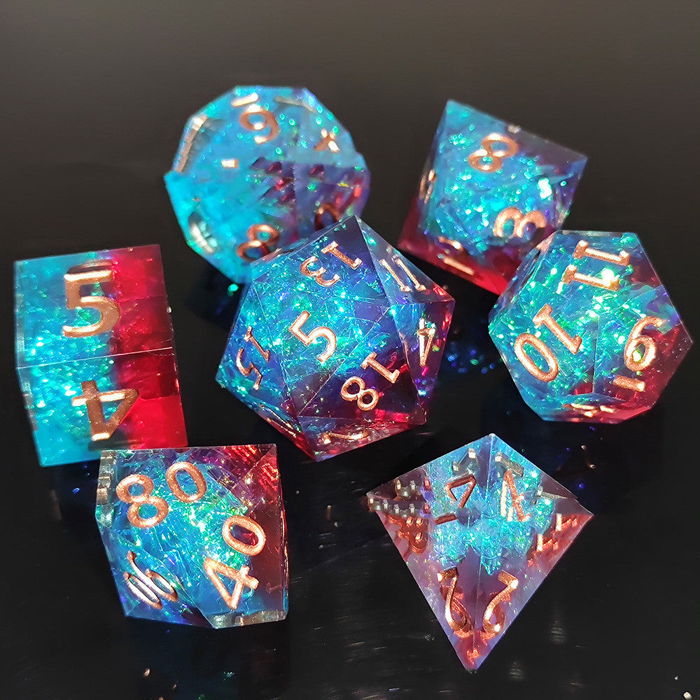 Resin Sharp-angle Dice DND Running Group Board Game