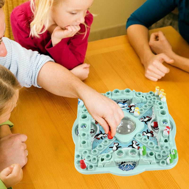 Desktop Puzzle Dice Game Penguin Icebreaker