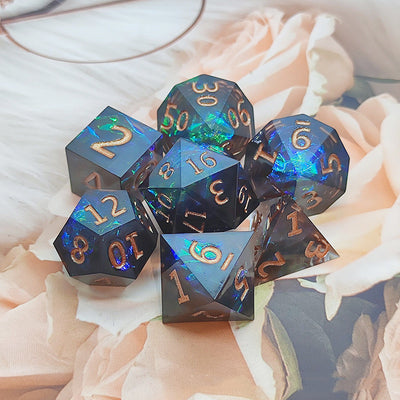 Resin Sharp-angle Dice DND Running Group Board Game