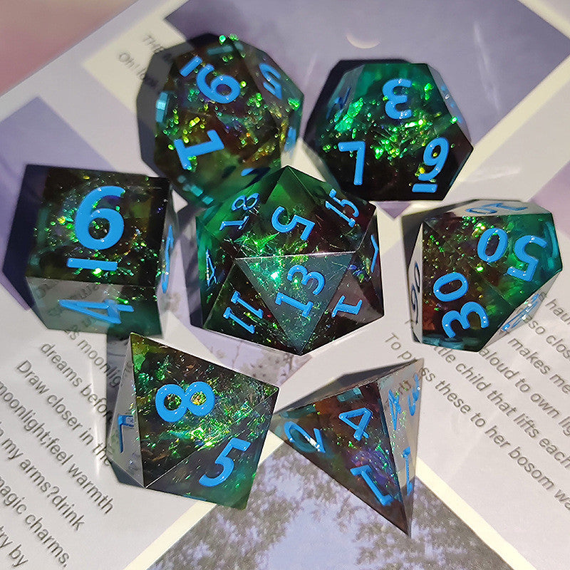 Resin Sharp-angle Dice DND Running Group Board Game