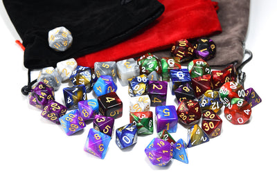 Starry Faceted Dice