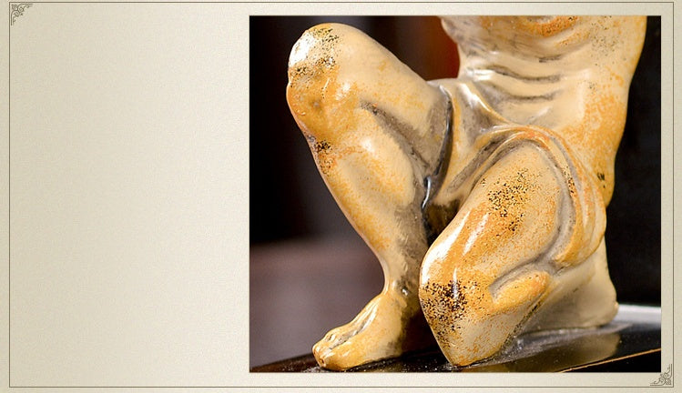 Resin Sculpture Of Office Figures