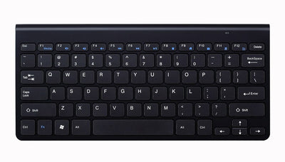 Wireless Compact Portable Keyboard Black