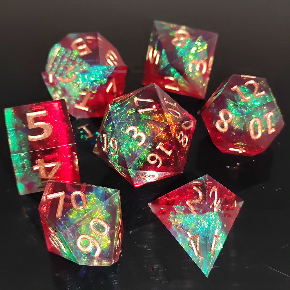 Resin Sharp-angle Dice DND Running Group Board Game