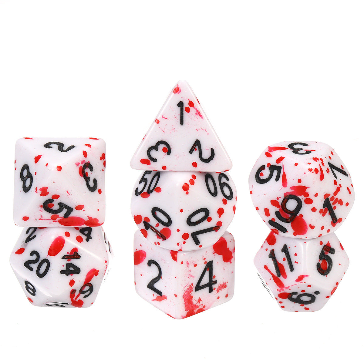 Board Game Simple Faceted Dice Set