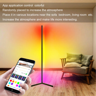 LED Corner Rgb Atmosphere Disassembly Splicing Network Red Floor Lamp