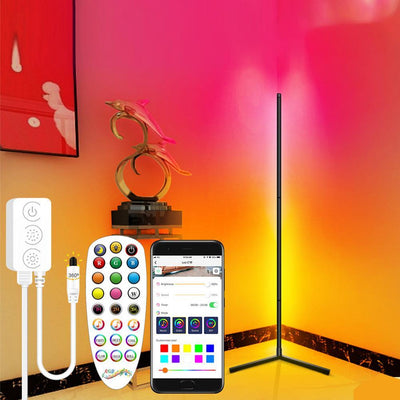 LED Corner Rgb Atmosphere Disassembly Splicing Network Red Floor Lamp